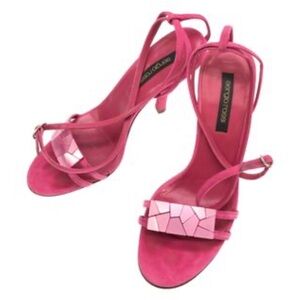 Sergio Rossi Fuchsia Strappy Heels